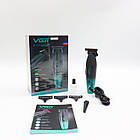 Акумуляторна машинка для стрижки + 4 насадки, з USB, VGR V906 / Тример для стрижки / Тример для бороди, фото 10