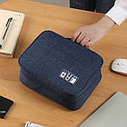 Сумка-органайзер для зберігання проводів (23х18х10 см) Travel Digital Pouch / Сумка для телефонних кабелів, фото 5