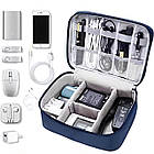 Сумка-органайзер для зберігання проводів (23х18х10 см) Travel Digital Pouch / Сумка для телефонних кабелів, фото 8