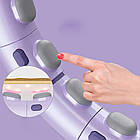 Хулахуп з утяжелювачем, діаметр 45см, Фіолетовий / Масажний обруч для талії / Обруч для схуднення, фото 3