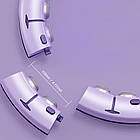 Хулахуп з утяжелювачем, діаметр 45см, Фіолетовий / Масажний обруч для талії / Обруч для схуднення, фото 4