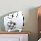 Підлоговий тепловентилятор від мережі, 2000Вт, JL NIVA FH-06 / Портативний обігрівач / Електрообігрівач, фото 7