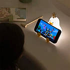 Нічник силіконовий Качка з квіточкою, від USB, Теплий білий / Нічник на акумуляторі / Світильник силіконовий, фото 5