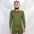 Чоловіча термобілизна на флісі, Розміри 46, Олива/Тремодіжа/Флісова термобілизна зимова, фото 6