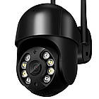 Вулична WIFI камера 4Mp, A8 + Подарунок Вуличний ліхтар BL BK120-6COB / Камера спостереження з датчиком руху, фото 5