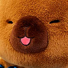 М'яка іграшка Капібара боксер, 45 см / Дитяча плюшева іграшка / Плюшева капібара, фото 3