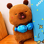 М'яка іграшка Капібара боксер, 45 см / Дитяча плюшева іграшка / Плюшева капібара, фото 5