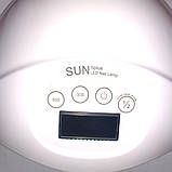 Гібридна світлодіодна UV/LED лампа SUN 5 plus на 48 вт/24 (Сан ван ) з таймером 30,60 сек., фото 4
