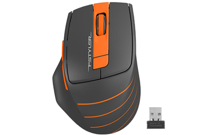 Миша бездротова A4Tech FG30 Black/Orange, фото 1