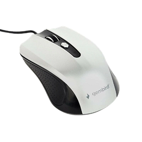 Миша Gembird MUS-4B-01-BS Black/Silver