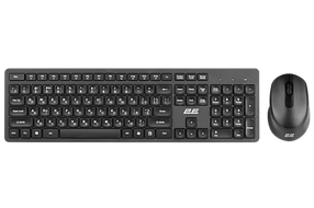 Комплект (клавіатура, миша) бездротовий 2E MK420 Black (2E-MK420WB_UA)