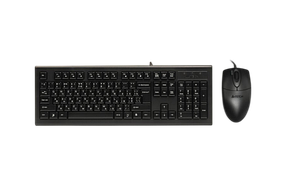Комплект (клавіатура, миша) A4Tech KR-8520D Black