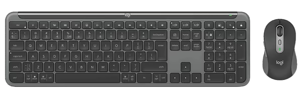 Комплект (клавіатура, миша) бездротовий Logitech Signature Slim Combo MK950 Graphite (920-012508), фото 1
