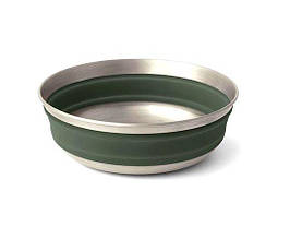 Миска складна Sea to Summit Detour Stainless Steel Collapsible Bowl, Laurel Wreath Green, M (STS ACK039011-052004)