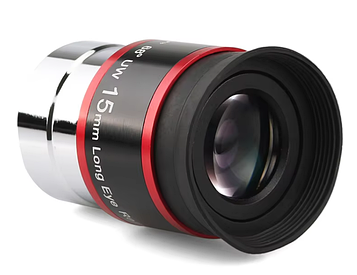 Окуляр для телескопа 15 мм ширококутний UVA 68 градусів SVBONY повне просвітлення FMC вологозахисту IPX4