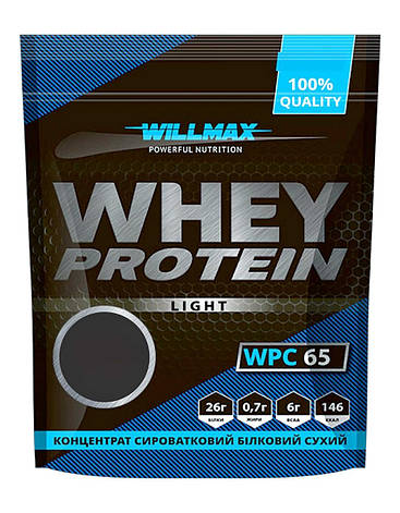 Протеїн сироватковий Willmax Whey Protein Light 65% 1 кг смак, фото 1