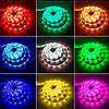 Стрічка світлодіодна 10м RGB 5050 з блоком і пультом управління 2 шт, 5+5 м / LED стрічка RGB, фото 4