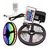 Стрічка світлодіодна 10м RGB 5050 з блоком і пультом управління 2 шт, 5+5 м / LED стрічка RGB, фото 6