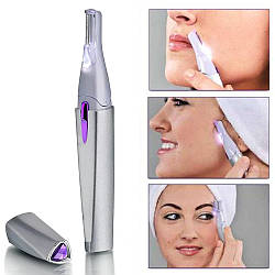 Тример для видалення волосся на обличчі та тілі Finishing Touch Lumina / Жіночий портативний триммер з підсвічуванням