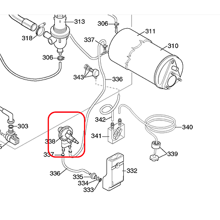 Дозатор гідравлічний арт. 049484-361900 ополіскувач для посудомийної машини (універсальний), фото 2