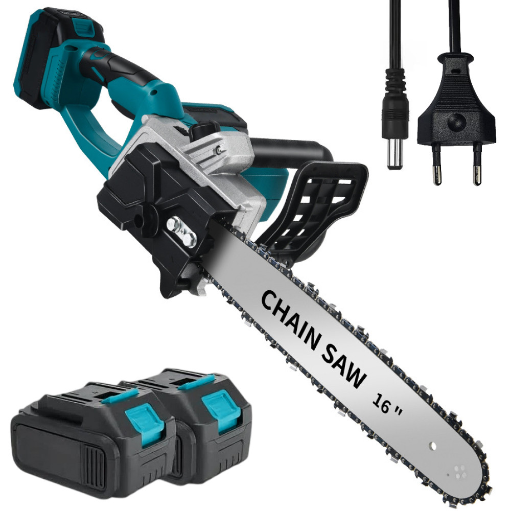 Акумуляторна ланцюгова пила + 2 акумулятори 36В, 2100Вт, 16'' Electric Saw / Електропила / Пила на акумуляторі