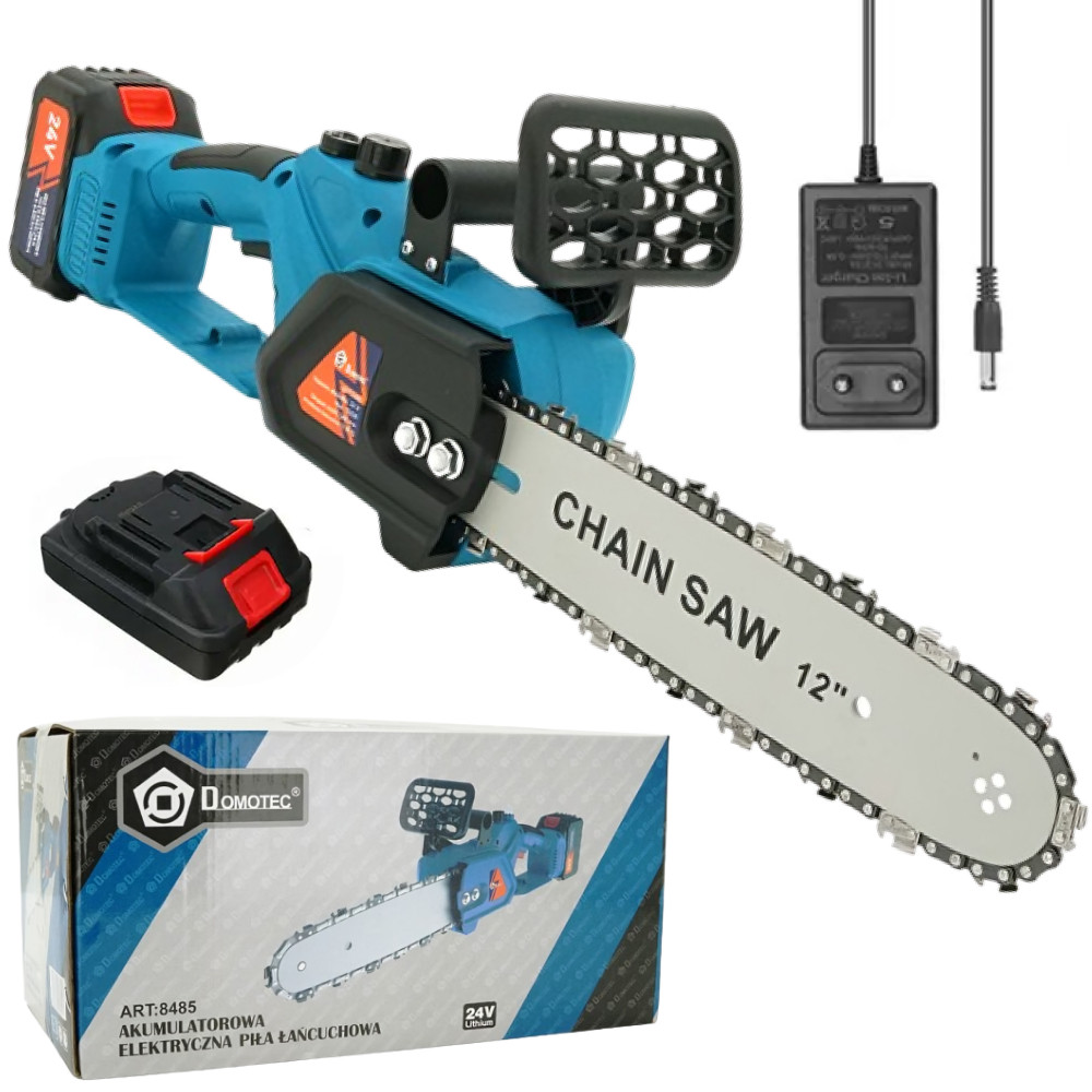 Акумуляторна пила 24В, 12'', Chain Saw / Електропила на акумуляторі / Акумуляторна ланцюгова пила, фото 1