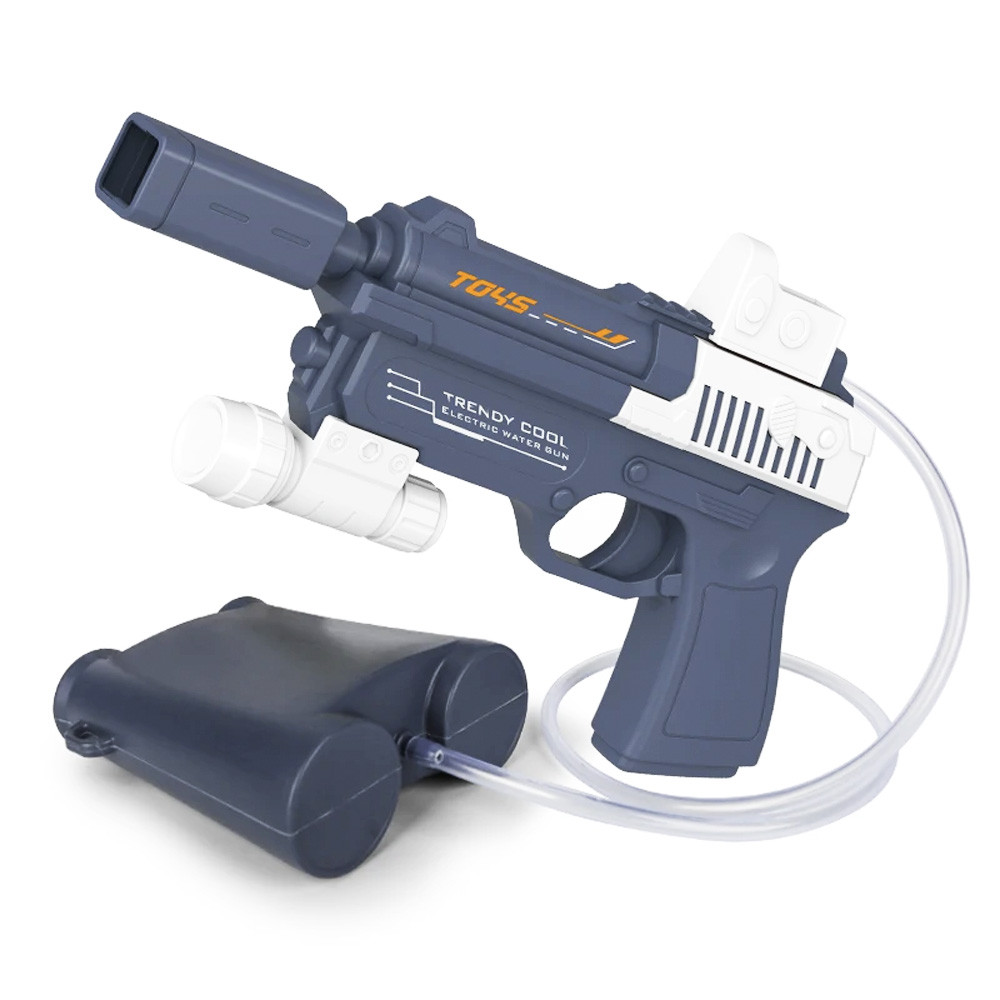 Водяний пістолет на акумуляторі WATER GUN W-Y10, Синій / Електричний водяний пістолет для дітей
