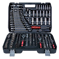 Набір інструментів для авто в кейсі (216 шт), ES-216 / Набір ключів для авто / Набір головок з тріщоткою