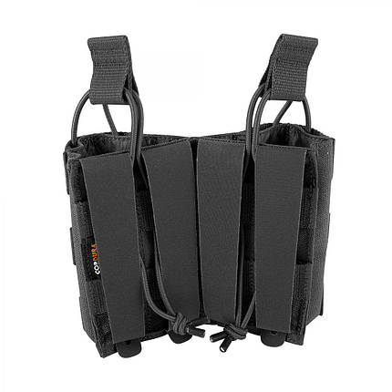 Підсумок для магазинів автомата Tasmanian Tiger 2 SGL Mag Pouch BEL M4 Mag Pouch, Black (TT 7109.040), фото 3