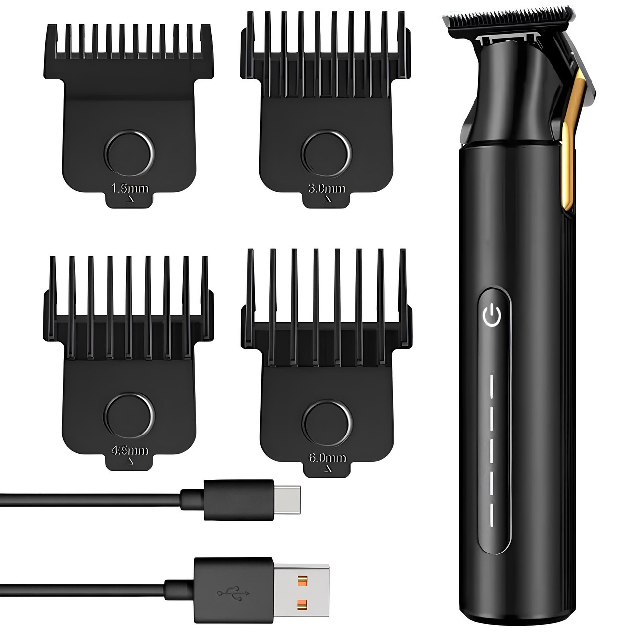 Акумуляторна машинка для стрижки + 4 насадки, з USB, XO CF20 / Тример для стрижки волосся / Тример чоловічий