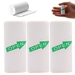 Набір 3шт Клейкий папір для міні принтера (57×25мм) / Самоклеючий папір для фотоапарата