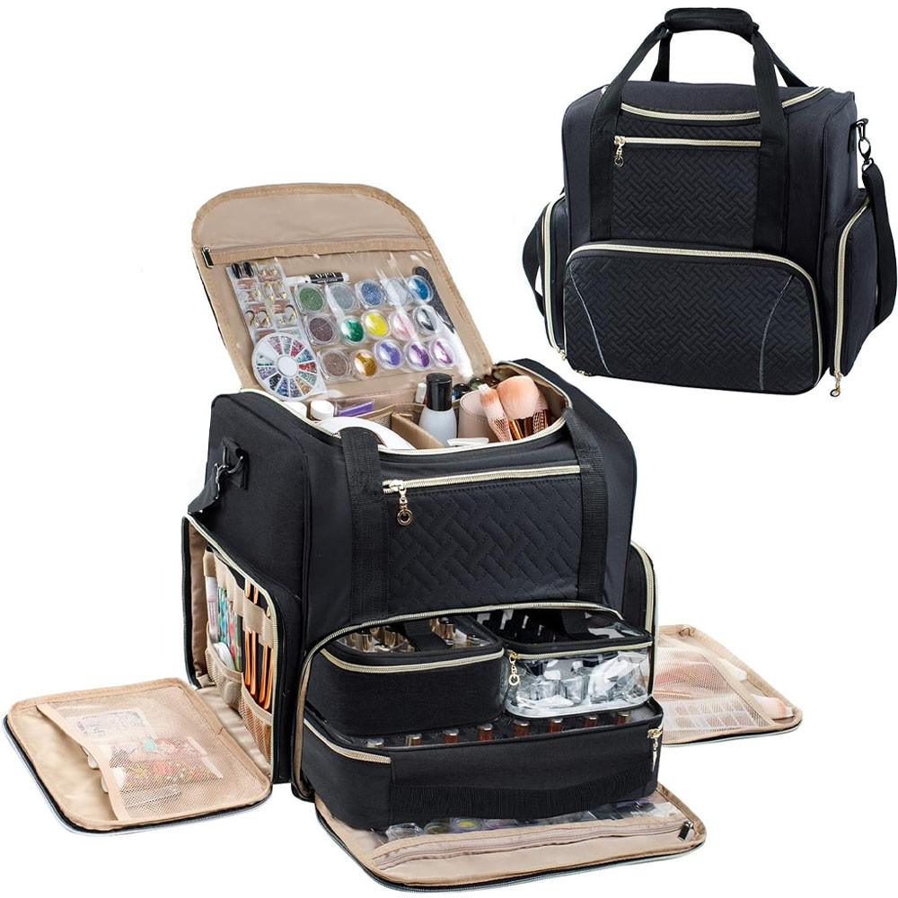 Органайзер для косметики 30x40x40см, Чорний / Сумка для косметики / Косметична валіза, фото 1