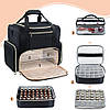 Органайзер для косметики 30x40x40см, Чорний / Сумка для косметики / Косметична валіза, фото 5