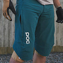 Шорти велосипедні чоловічі POC M's Infinite All-mountain Shorts, Dioptase Blue, M (PC SS22527551653MED1), фото 4