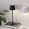 Світлодіодна настільна лампа з сенсорним управлінням, 38см, 3 режими, USB, HA-134, Біла / Акумуляторна лампа, фото 4