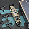 Чоловічий набір машинка для стрижки + бритва шейвер, 4 насадки, VGR V-641 / Електробритва-триммер та шейвер, фото 3