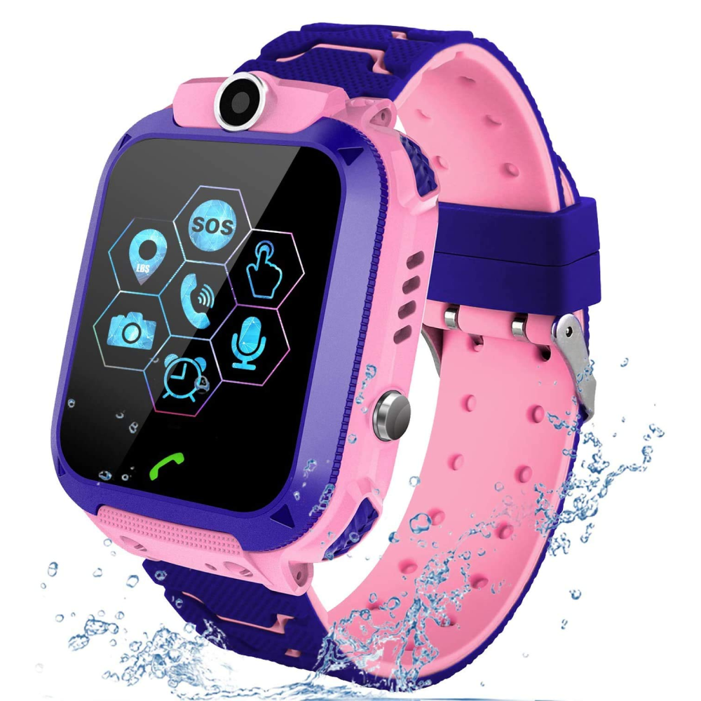 Дитячий смарт годинник з MicroSIM та 2G, XO H100 2G, Рожеві / Розумний годинник для дітей / Смарт годинник дитячий, фото 1