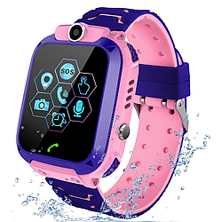 Дитячий смарт годинник з MicroSIM та 2G, XO H100 2G, Рожеві / Розумний годинник для дітей / Смарт годинник дитячий