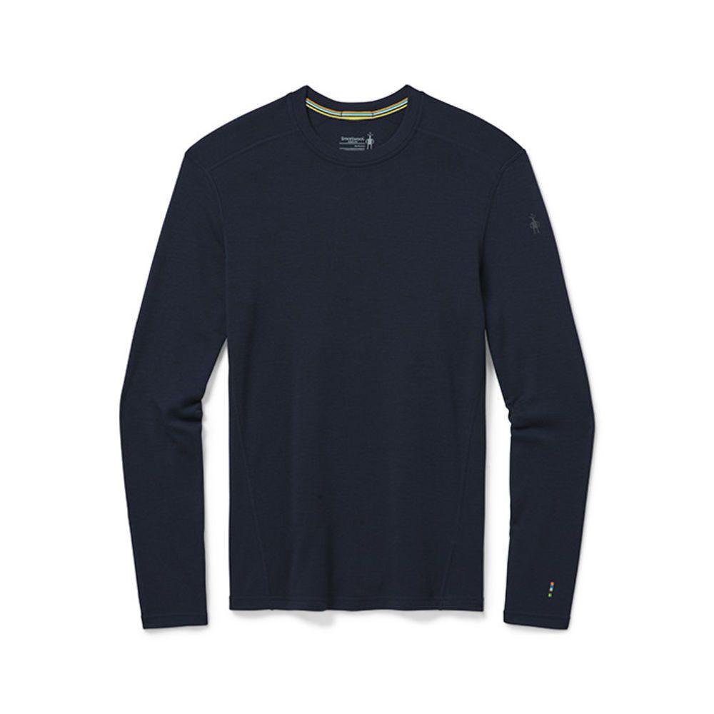 Термофутболка з довгим рукавом чоловіча Smartwool Men's Merino 250 Baselayer Crew Boxed, Deep Navy, XL (SW 16350.092-XL)