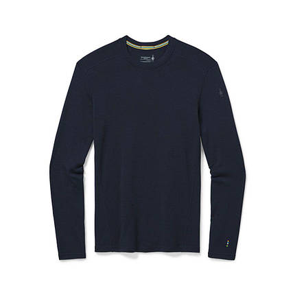 Термофутболка з довгим рукавом чоловіча Smartwool Men's Merino 250 Baselayer Crew Boxed, Deep Navy, XL (SW 16350.092-XL), фото 1