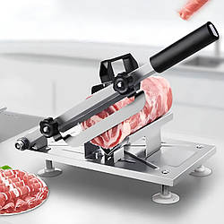 Ручний слайсер для тонкої нарізки м'яса LY-619 / Механічна скиборізка для дому / Кухонний слайсер для м'яса