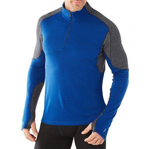 Термофутболка чоловіча Smartwool PhD Light 1/4 Zip Dark Blue, р.S (SW 14014.491-S)