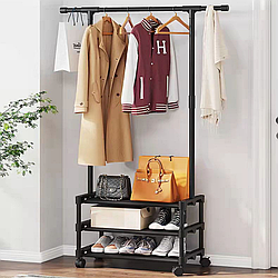 Вішалка підлогова для одягу (169х93х35см), SINGLE-POLE RACK / Стійка для одягу / Вішалка в передпокій