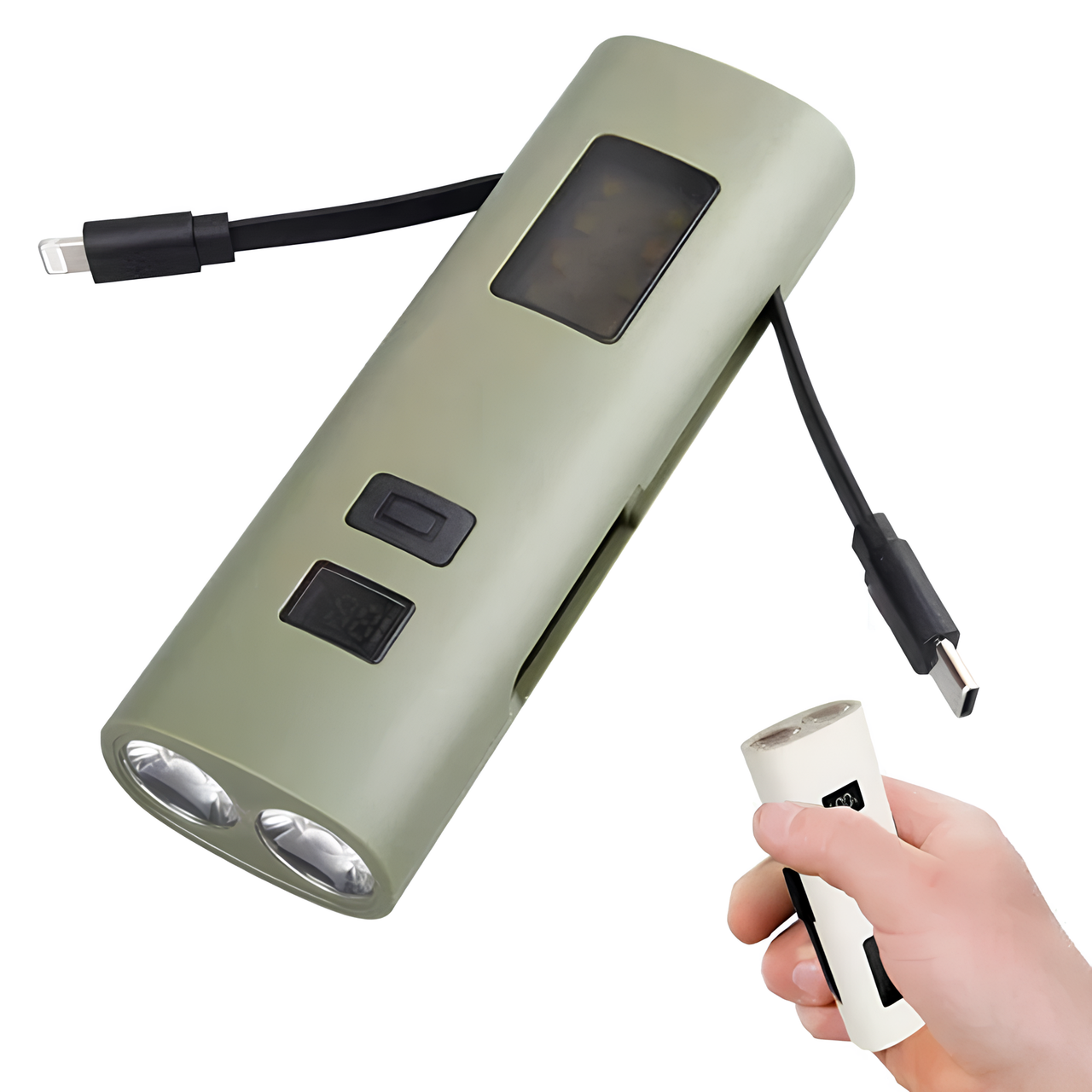 Велосипедний ліхтар з акумулятором, від USB, Z818-2x3W+COB / Ліхтарик на велосипед / Велофара