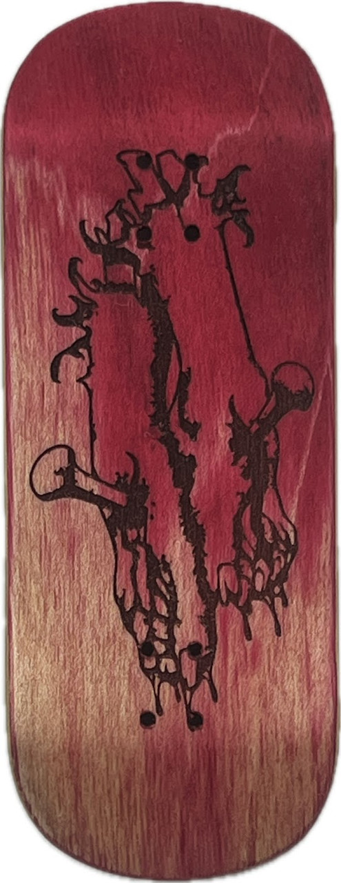 Дека для фігерборда Workers FB Lost Palms Bloody Red Low Popsicle 36 mm
