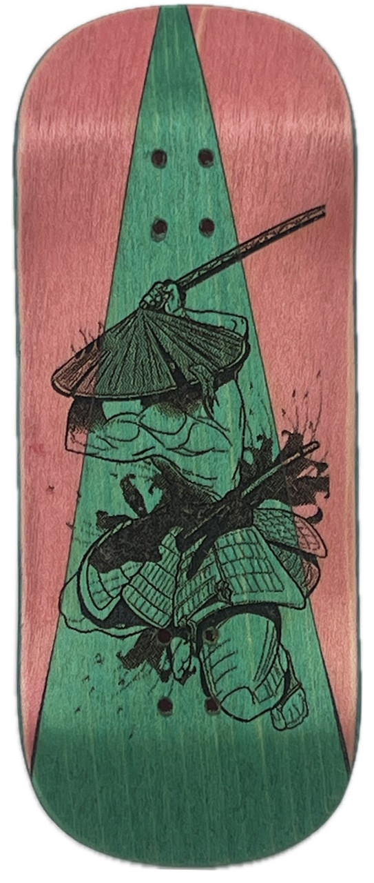 Дека для фігерборда Workers FB Samurai Pink Green High Popsicle 38 mm, фото 1