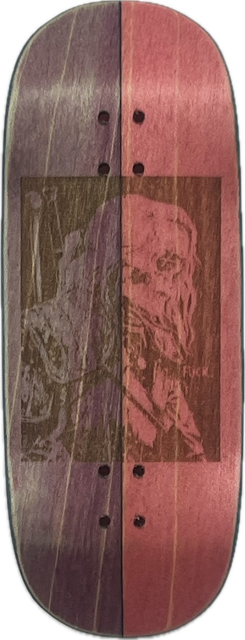 Дека для фігерборда Workers FB Skull Knight Purple Pink Medium Zero 36 mm, фото 1