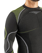 Термофутболка з довгим рукавом чоловіча Accapi Ergoracing, Black/White, XS/S (ACC А750.901-XSS), фото 3