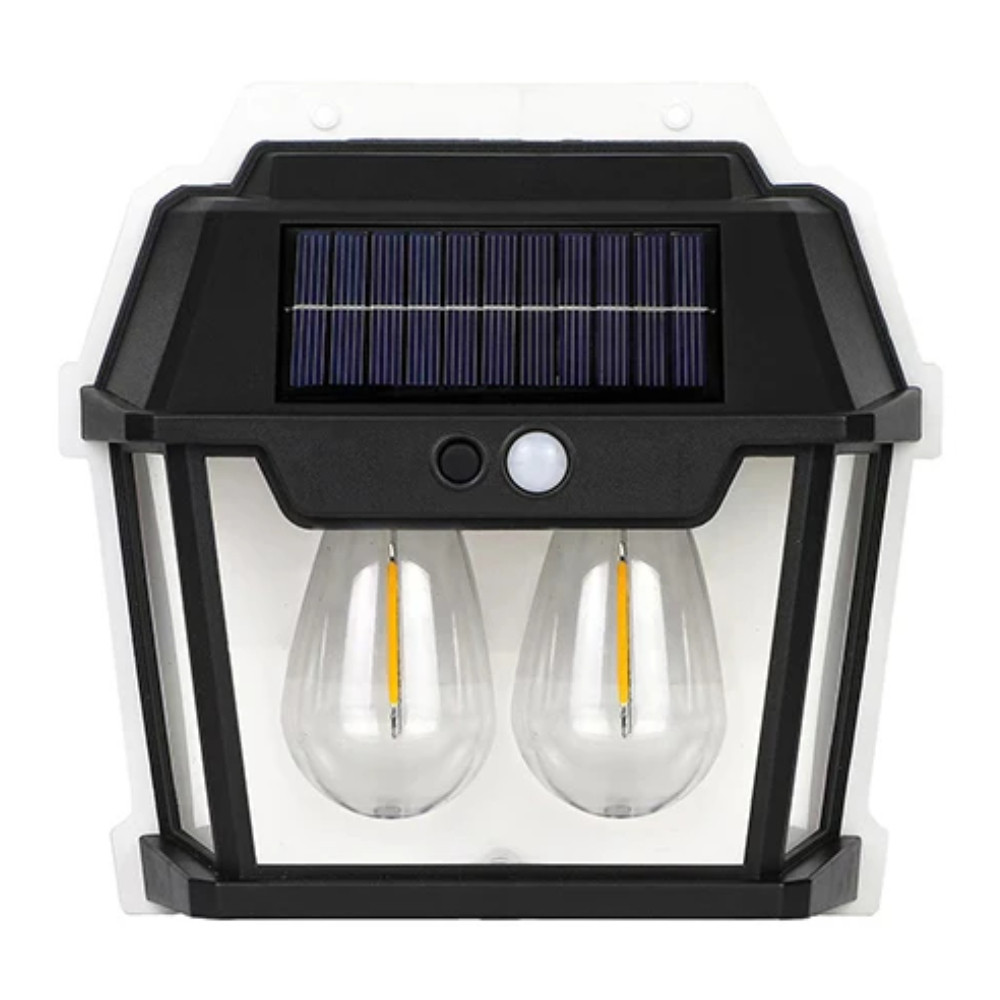 Настінний ліхтар на сонячній батареї HW-999-2 / Світильник з датчиком руху / Ліхтар акумуляторний, фото 1