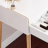 Туалетний столик із дзеркалом та підсвічуванням (120*70*40см), на ніжках / Косметичний столик для макіяжу, фото 5